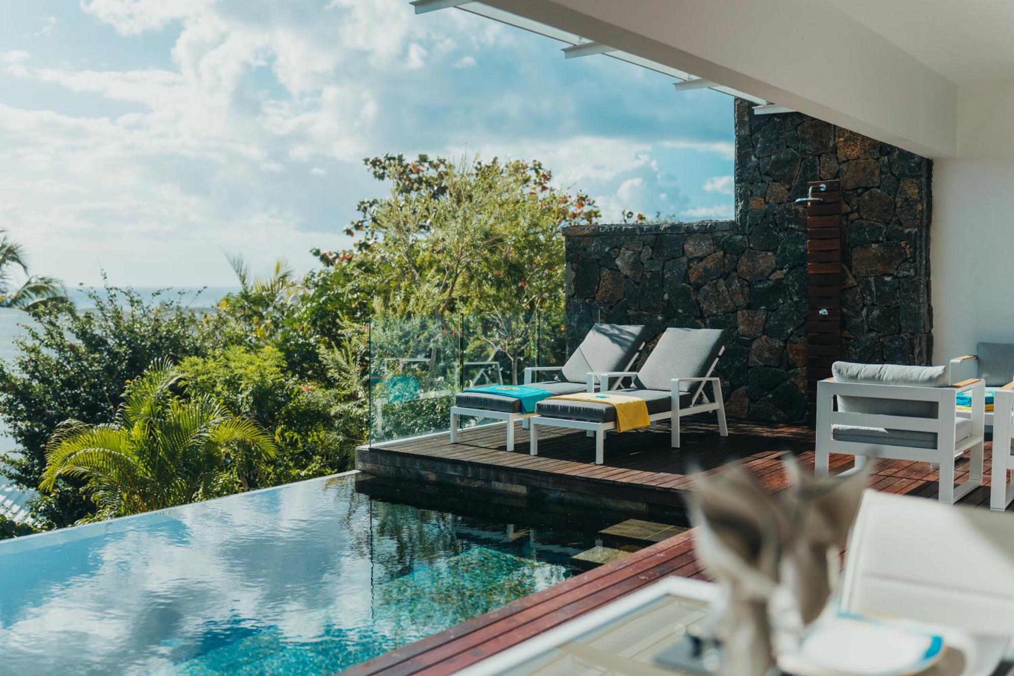 Appartement De Luxe Piscine Et Vue Mer Rivière Noire Eksteriør billede