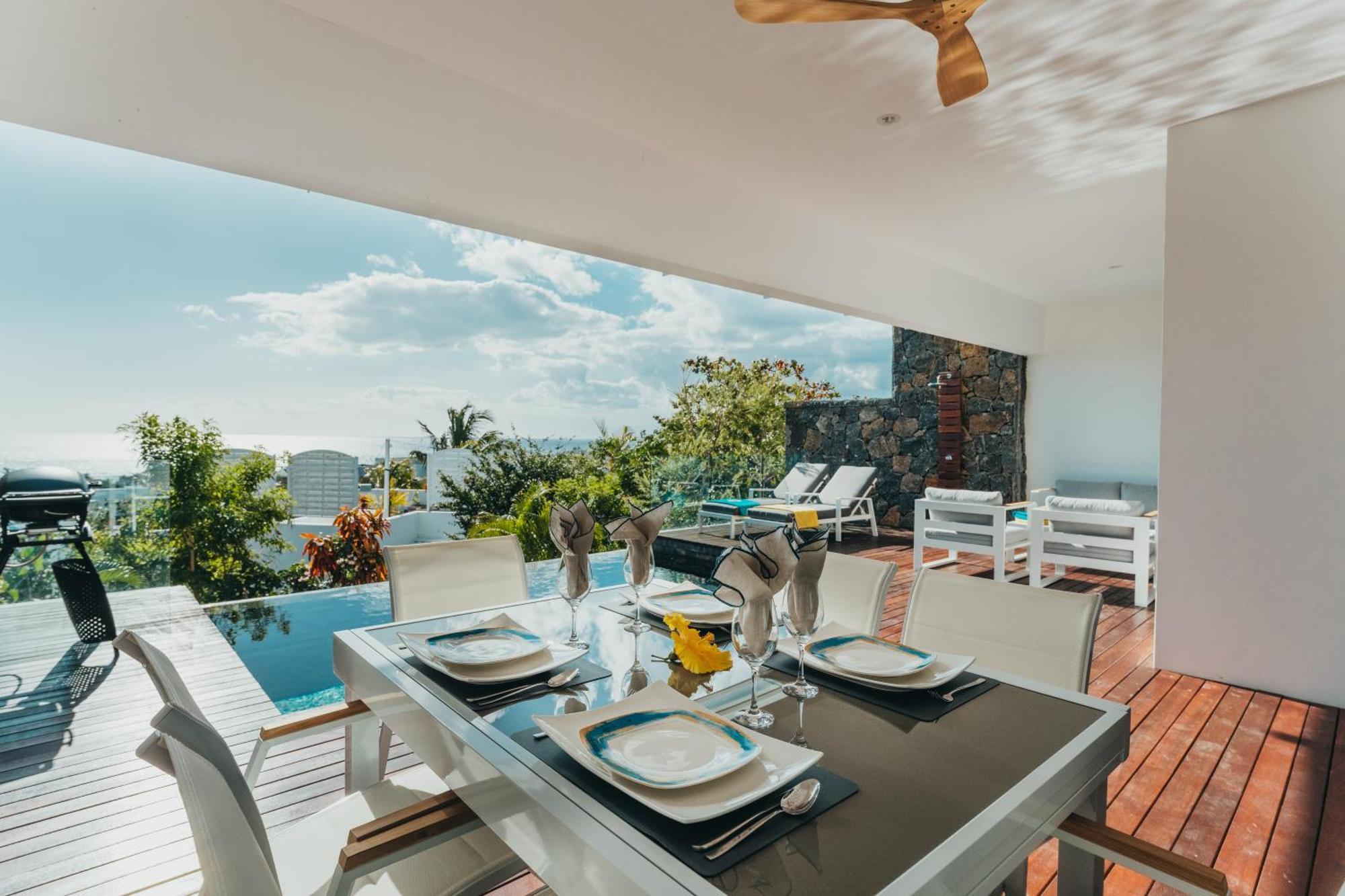 Appartement De Luxe Piscine Et Vue Mer Rivière Noire Eksteriør billede