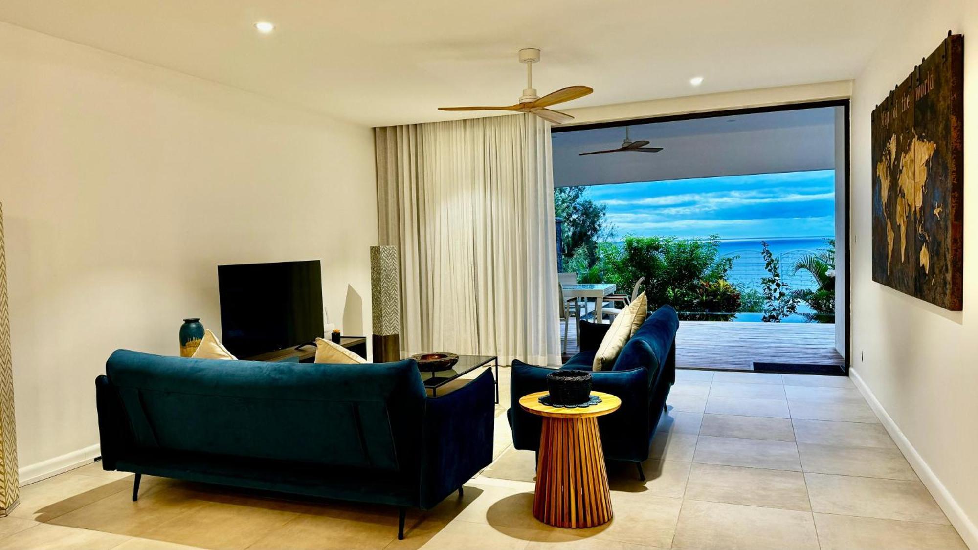 Appartement De Luxe Piscine Et Vue Mer Rivière Noire Eksteriør billede